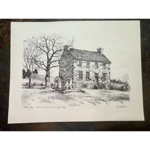 Historic Kenneth Harris 1973 Manassas Virginia Print Portfolio – 6 Signed Prints